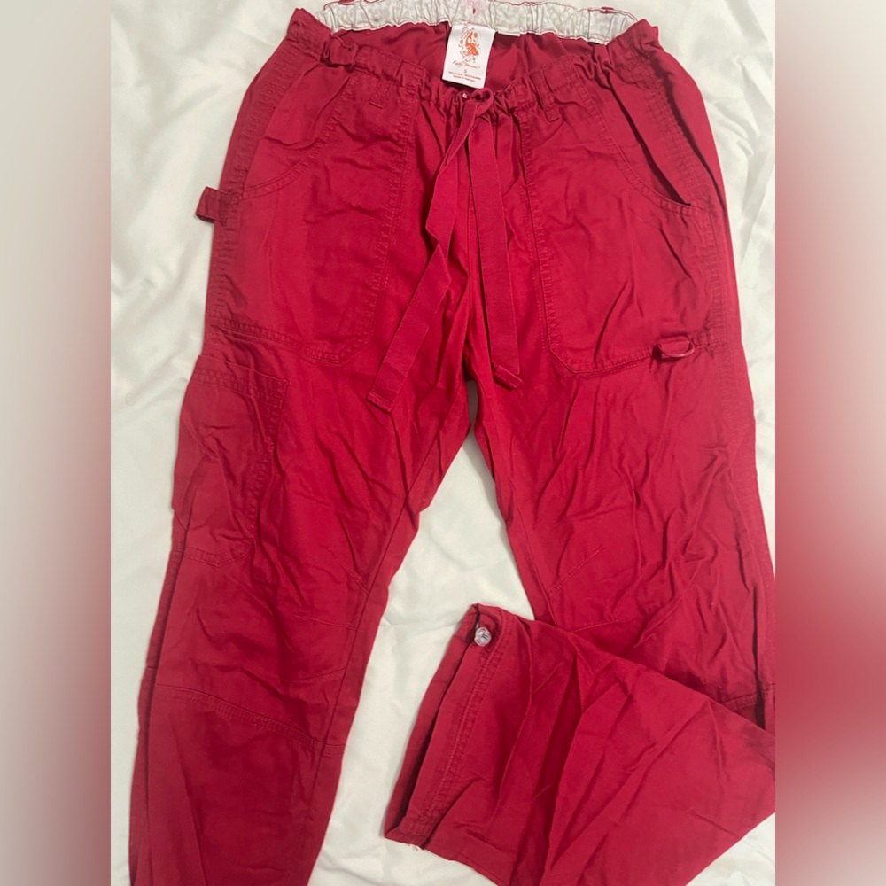 Women’s TALL Cargo scrub pants - S